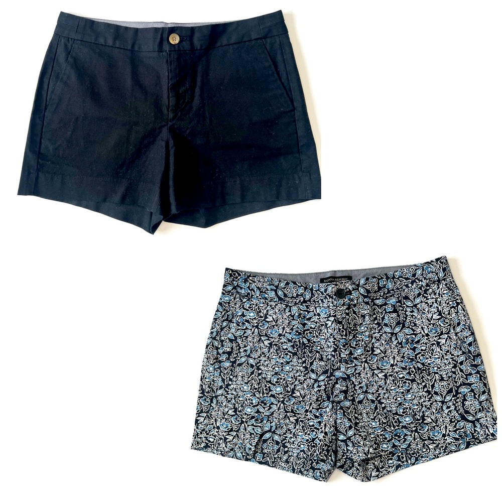 Bundle of TWO Banana Republic Factory Hampton Fit Shorts Women’s Size 2